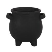 Triple Moon Cauldron Terracotta Plant Pot - Image 3