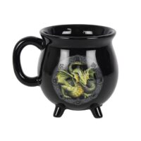 Mabon Colour Changing Cauldron Mug by Anne Stokes - Image 2