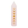5cm Rose Quartz Moon Phase Crystal Point - Image 2