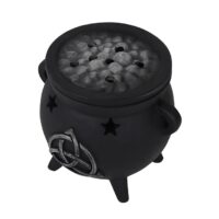 Triquetra Cauldron Incense Cone Holder - Image 2