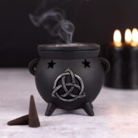 Triquetra Cauldron Incense Cone Holder - Image 4