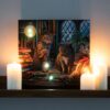 Purrlock Holmes Light Up Canvas Plaque by Lisa Parker - Image 5