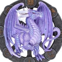 Samhain Dragon Resin Wall Plaque by Anne Stokes - Image 2