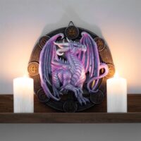 Samhain Dragon Resin Wall Plaque by Anne Stokes - Image 4