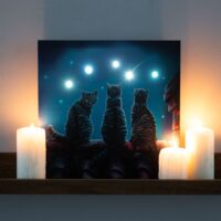 Wish Upon A Star Light Up Canvas Plaque by Lisa Parker - Image 5