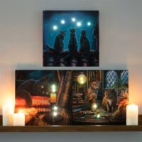 Wish Upon A Star Light Up Canvas Plaque by Lisa Parker - Image 6