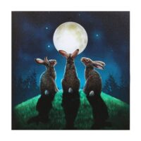 Moon Shadows Light Up Canvas Plaque by Lisa Parker - Image 2