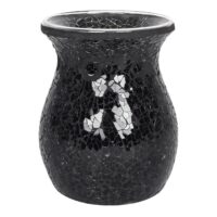 Large Black Crackle Oil Burner - Image 3