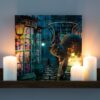 The Rusty Cauldron Light Up Canvas Plaque by Lisa Parker - Image 5
