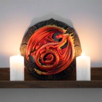 Beltane Dragon Resin Wall Plaque by Anne Stokes - Image 4