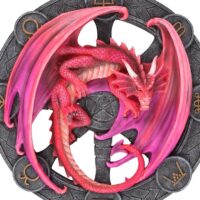 Lammas Dragon Resin Wall Plaque by Anne Stokes - Image 2
