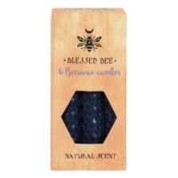 Set of 6 Blue Beeswax Spell Candles - Image 2