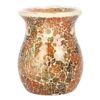 Large Brown Crackle Oil Burner - Image 2