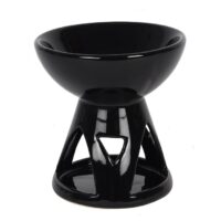 Black Deep Bowl Oil Burner - Image 2