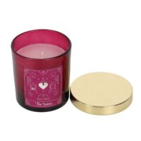 The Lovers Red Rose Tarot Candle - Image 2