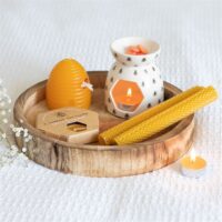 Set of 3 Beeswax Candles - Image 6