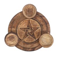 Pentagram Tea Light Candle Holder - Image 3
