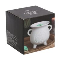 White Pentagram Cauldron Oil Burner - Image 5