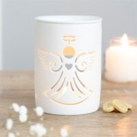White Angel Cut Out Oil Burner - Image 4