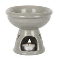 Grey Deep Bowl Oil Burner - Image 2