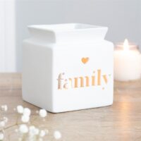 White Family Cut Out Oil Burner - Image 4