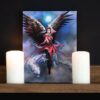 19x25cm Air Element Sorceress Canvas Plaque by Anne Stokes - Image 4