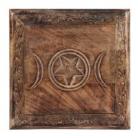 Triple Moon Altar Table with Detailed Border - Image 3