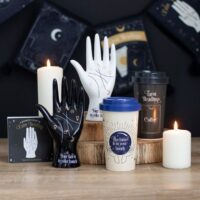 White Ceramic Palmistry Hand Ornament - Image 5