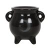 Mystical Moon Cauldron Ceramic Incense Holder - Image 3