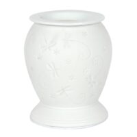 Dragonfly White Ceramic Electric Burner - Image 2
