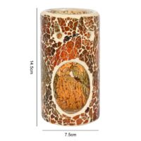 Pillar Brown Crackle Oil Burner - Image 3