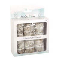 Set of 3 White Sage Smudge Wands - Image 2
