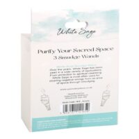 Set of 3 White Sage Smudge Wands - Image 3