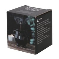 Triple Moon Cauldron Ceramic Incense Holder - Image 5