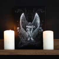 19x25cm Enslaved Angel Canvas Plaque by Spiral Direct - Image 4