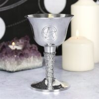 Silver Metal Pentagram Chalice - Image 2