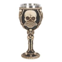 Resin See, Hear, Speak No Evil Skeleton Goblet - Image 3