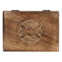 7x5in Triple Moon Tarot Card Box - Image 3
