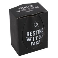 Resting Witch Face Stemless Wine Glass - Image 2