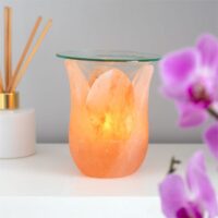 Tulip Shaped Himalayan Salt Oil Burner - Image 2