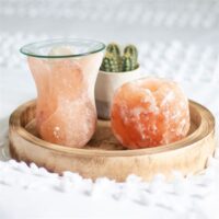 Tulip Shaped Himalayan Salt Oil Burner - Image 3