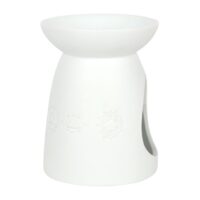 White Ceramic Seven Chakra Oil Burner - Image 5