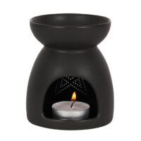 Black Pentagram Cut Out Oil Burner - Image 2