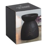 Black Pentagram Cut Out Oil Burner - Image 3