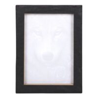 19x25cm Wolf Roses Canvas Plaque by Spiral Direct - Image 3