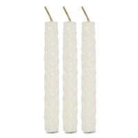 Set of 6 White Beeswax Spell Candles - Image 4
