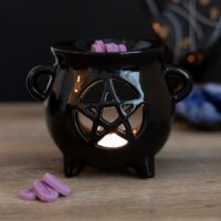 Pentagram Cauldron Oil Burner - Image 3