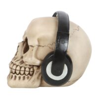 Skull Ornament with Headphones - Image 2