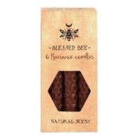 Set of 6 Brown Beeswax Spell Candles - Image 2