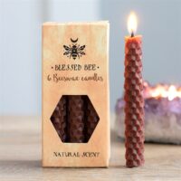 Set of 6 Brown Beeswax Spell Candles - Image 5